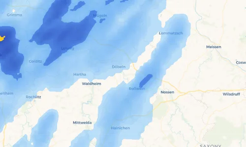 Regenradar Vorschaubild - Aktuelle Niederschläge in Neugreußnig und Umgebung