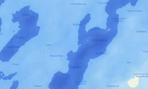 Regenradar Vorschaubild - Aktuelle Niederschläge in Neumark/Sachsen und Umgebung