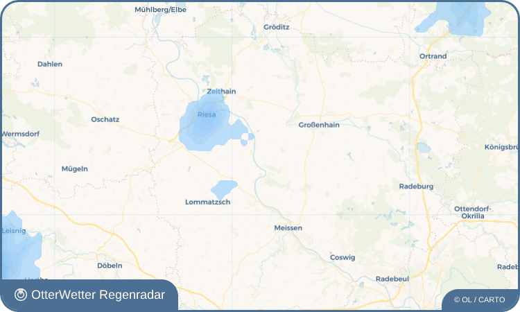 OtterWetter Regenradar-Widget Neuseußlitz