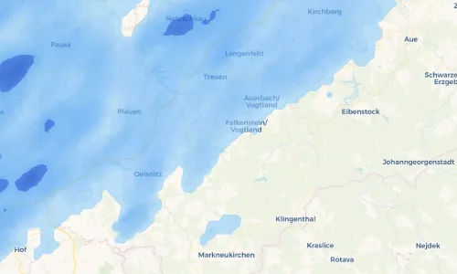 Regenradar Vorschaubild - Aktuelle Niederschläge in Neustadt/Vogtland und Umgebung