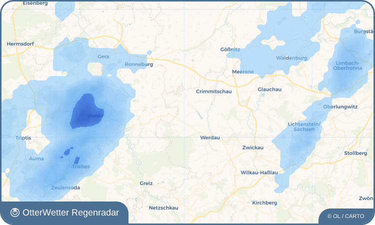 OtterWetter Regenradar-Widget Niederalbertsdorf