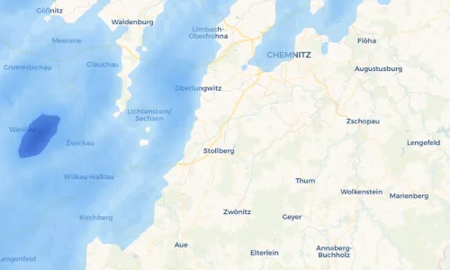 Regenradar Vorschaubild - Aktuelle Niederschläge in Niederdorf (Sachsen) und Umgebung