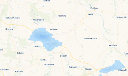 Regenradar Vorschaubild - Aktuelle Niederschläge in Niederlützschera und Umgebung