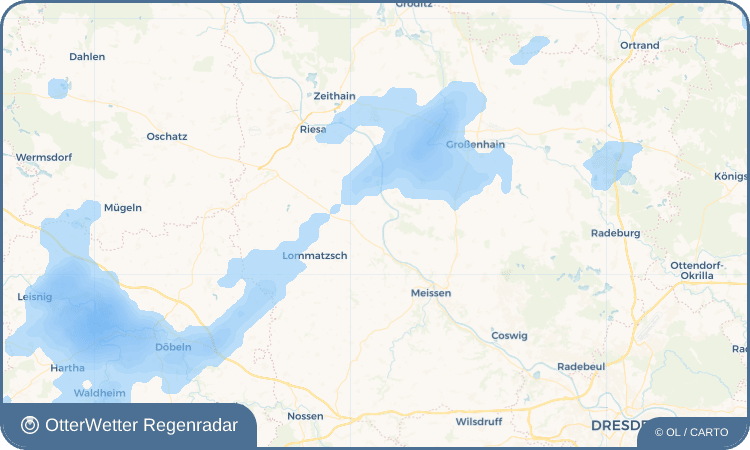 OtterWetter Regenradar-Widget Niedermuschütz