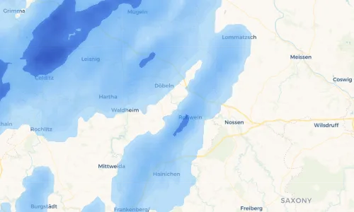 Regenradar Vorschaubild - Aktuelle Niederschläge in Niederstriegis und Umgebung
