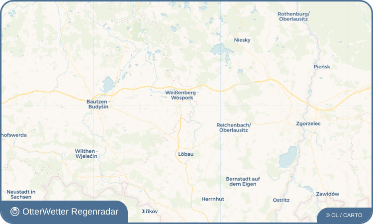 OtterWetter Regenradar-Widget Nostitz - Nosaćicy