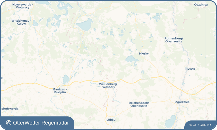 OtterWetter Regenradar-Widget Ober Prauske - Hornje Brusy