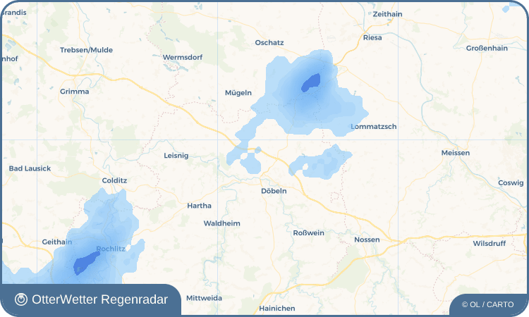 Wetter-Widget-Vorschau mit Vorhersagedaten für Obergoseln