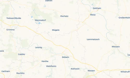Regenradar Vorschaubild - Aktuelle Niederschläge in Oberlützschera und Umgebung