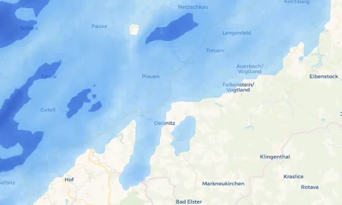 Regenradar Vorschaubild - Aktuelle Niederschläge in Obermarxgrün und Umgebung