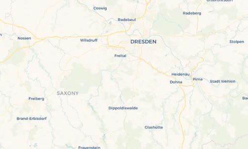 Regenradar Vorschaubild - Aktuelle Niederschläge in Obernaundorf und Umgebung