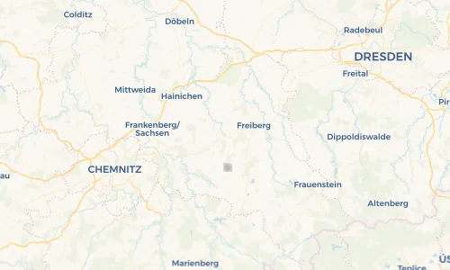 Regenradar Vorschaubild - Aktuelle Niederschläge in Oberschöna und Umgebung