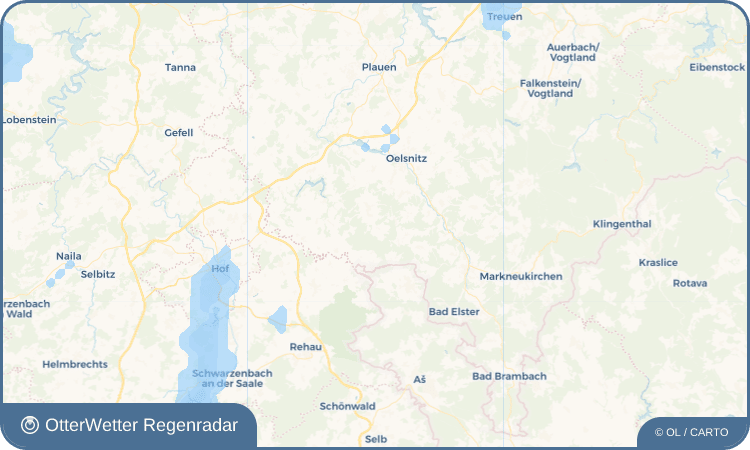 OtterWetter Regenradar-Widget Obertriebel
