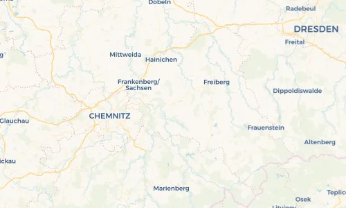 Regenradar Vorschaubild - Aktuelle Niederschläge in Oederan und Umgebung