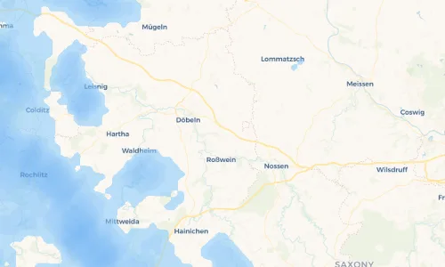 Regenradar Vorschaubild - Aktuelle Niederschläge in Ossig und Umgebung