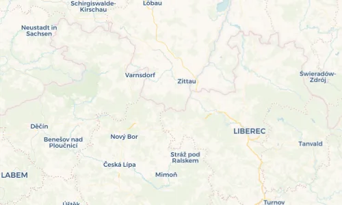 Regenradar Vorschaubild - Aktuelle Niederschläge in Oybin und Umgebung