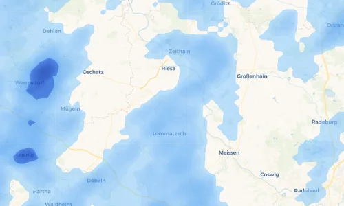 Regenradar Vorschaubild - Aktuelle Niederschläge in Pahrenz und Umgebung