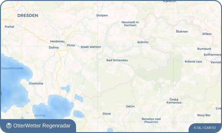 OtterWetter Regenradar-Widget Papstdorf