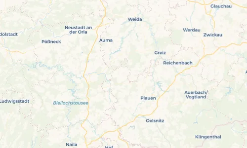 Regenradar Vorschaubild - Aktuelle Niederschläge in Pausa und Umgebung