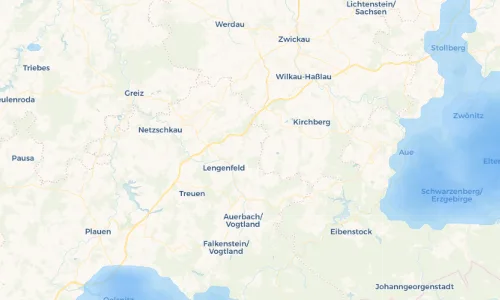 Regenradar Vorschaubild - Aktuelle Niederschläge in Pechtelsgrün und Umgebung