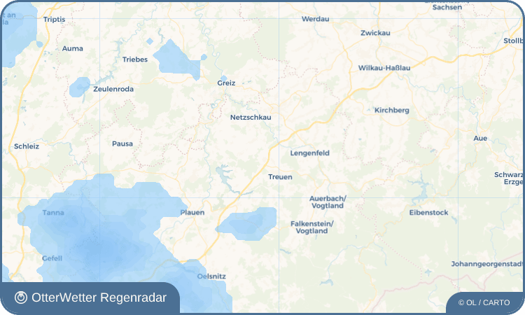 OtterWetter Regenradar-Widget Pfaffengrün