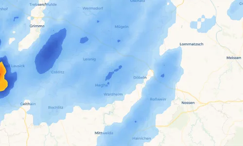 Regenradar Vorschaubild - Aktuelle Niederschläge in Pischwitz und Umgebung