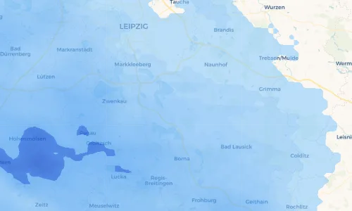 Regenradar Vorschaubild - Aktuelle Niederschläge in Pötzschau und Umgebung