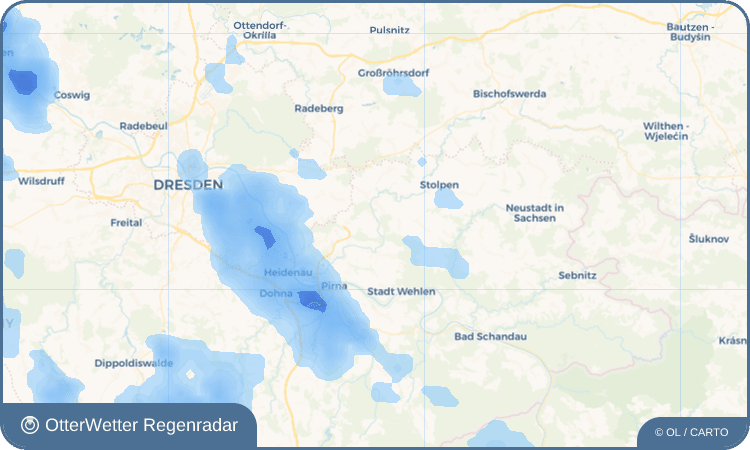 OtterWetter Regenradar-Widget Porschendorf