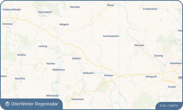 OtterWetter Regenradar-Widget Präbschütz
