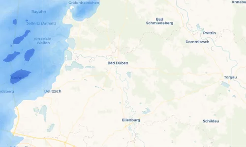 Regenradar Vorschaubild - Aktuelle Niederschläge in Pristäblich und Umgebung