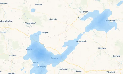 Regenradar Vorschaubild - Aktuelle Niederschläge in Pulsitz und Umgebung