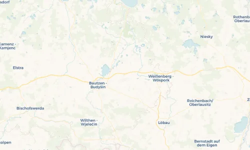 Regenradar Vorschaubild - Aktuelle Niederschläge in Purschwitz - Poršicy und Umgebung