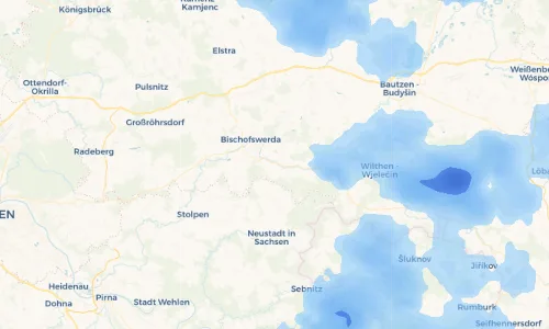 Regenradar Vorschaubild - Aktuelle Niederschläge in Putzkau und Umgebung