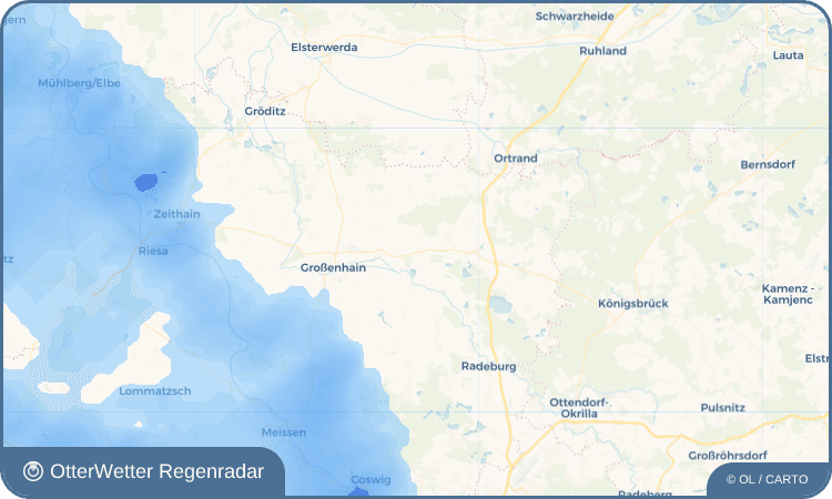 OtterWetter Regenradar-Widget Quersa