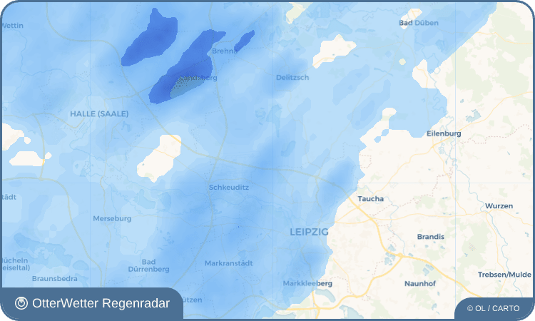 Wetter-Widget-Vorschau mit Vorhersagedaten für Radefeld