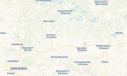 Regenradar Vorschaubild - Aktuelle Niederschläge in Räckelwitz - Worklecy und Umgebung