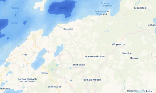 Regenradar Vorschaubild - Aktuelle Niederschläge in Rebersreuth und Umgebung