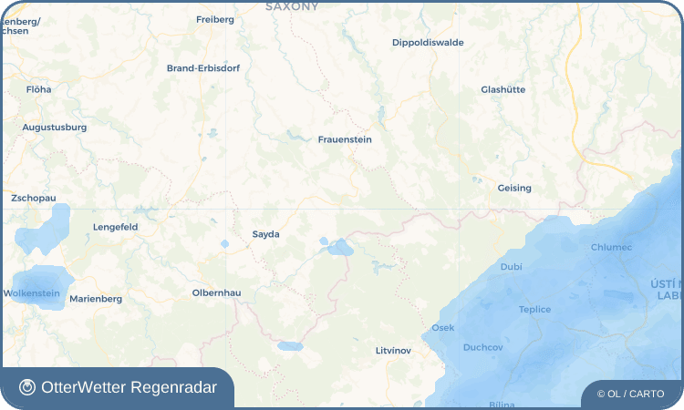 OtterWetter Regenradar-Widget Rechenberg-Bienenmühle