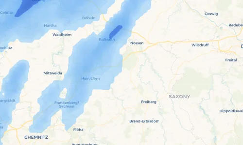Regenradar Vorschaubild - Aktuelle Niederschläge in Reichenbach bei Siebenlehn und Umgebung