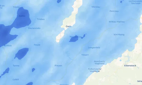 Regenradar Vorschaubild - Aktuelle Niederschläge in Reimersgrün und Umgebung