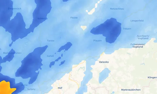 Regenradar Vorschaubild - Aktuelle Niederschläge in Rodersdorf und Umgebung
