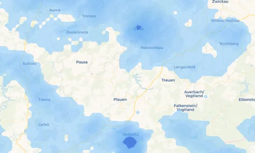 Regenradar Vorschaubild - Aktuelle Niederschläge in Röttis und Umgebung