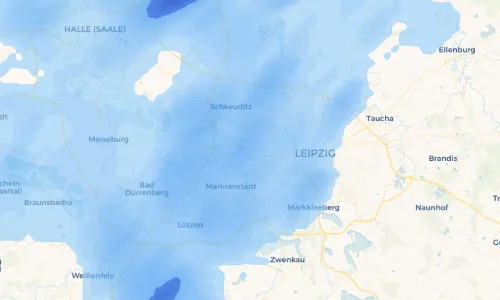 Regenradar Vorschaubild - Aktuelle Niederschläge in Rückmarsdorf und Umgebung
