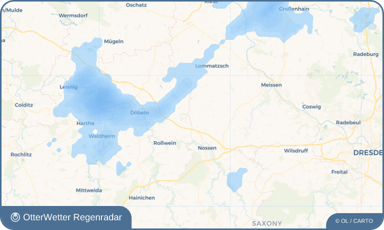 OtterWetter Regenradar-Widget Rüsseina