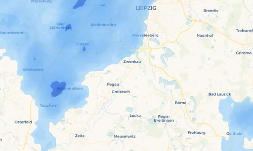 Regenradar Vorschaubild - Aktuelle Niederschläge in Rüssen-Kleinstorkwitz und Umgebung