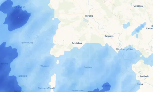 Regenradar Vorschaubild - Aktuelle Niederschläge in Schilderhain und Umgebung