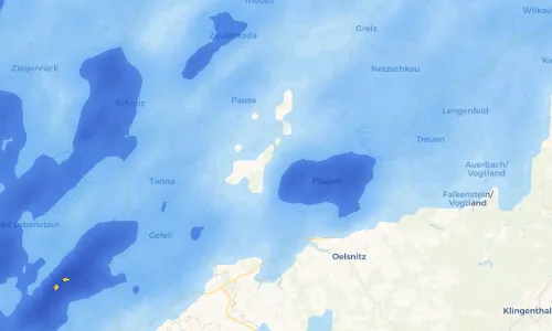 Regenradar Vorschaubild - Aktuelle Niederschläge in Schneckengrün und Umgebung