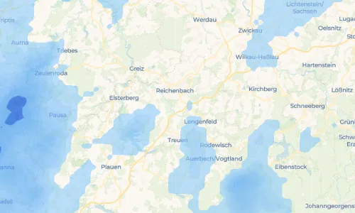 Regenradar Vorschaubild - Aktuelle Niederschläge in Schneidenbach und Umgebung