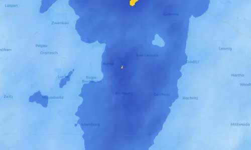 Regenradar Vorschaubild - Aktuelle Niederschläge in Schönau und Umgebung