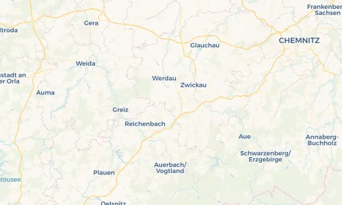 Regenradar Vorschaubild - Aktuelle Niederschläge in Schönfels und Umgebung